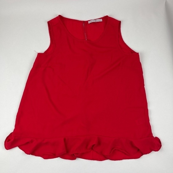 Signature Collection Womens Tank Top Red No Size - Picture 6 of 6